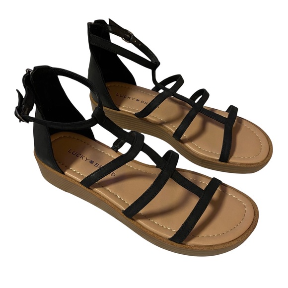 Lucky Brand Shoes - NEW Lucky Brand Ellian Sandal in Black size 7.5